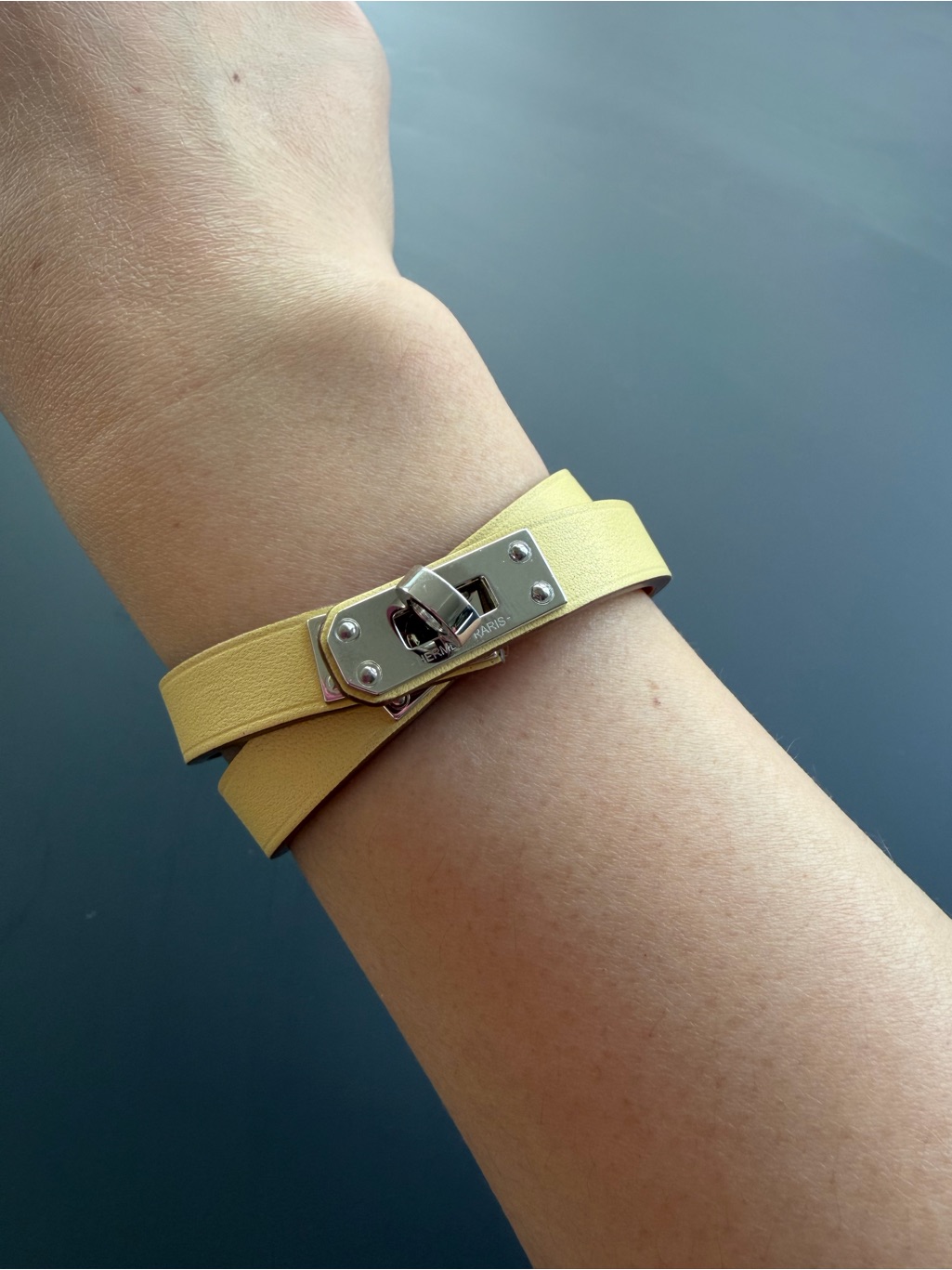 Mini Kelly Double Tour Bracelet T2 Swift Leather